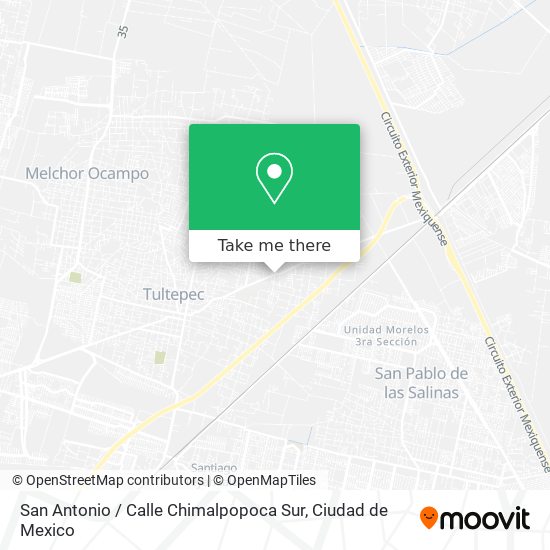Mapa de San Antonio / Calle Chimalpopoca Sur