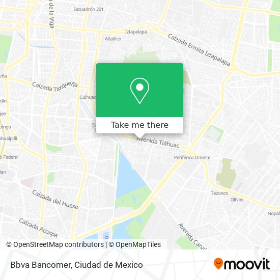 Bbva Bancomer map