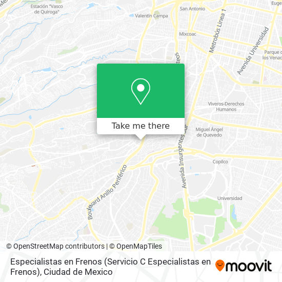 Especialistas en Frenos (Servicio C Especialistas en Frenos) map