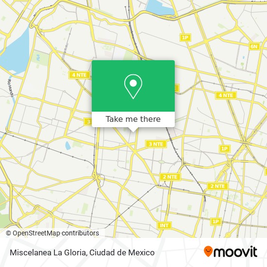 Miscelanea La Gloria map