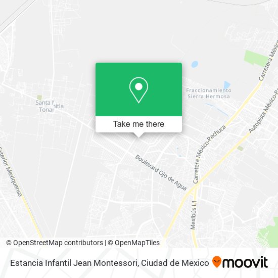 Estancia Infantil Jean Montessori map