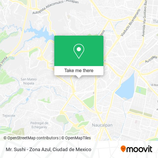 Mapa de Mr. Sushi - Zona Azul