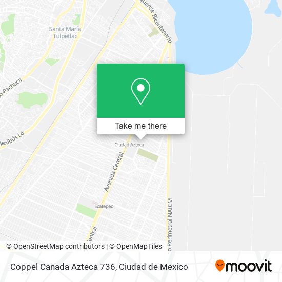 Mapa de Coppel Canada Azteca 736