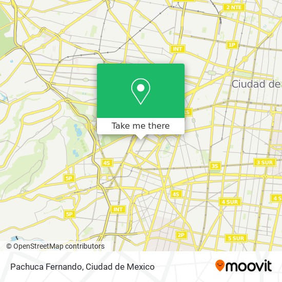 Mapa de Pachuca Fernando