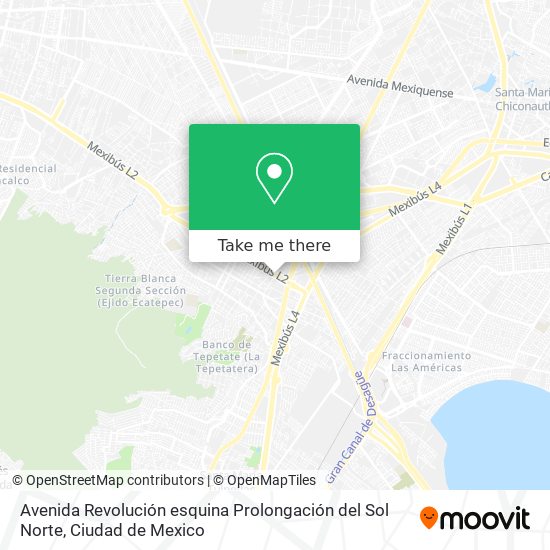 Avenida Revolución esquina Prolongación del Sol Norte map