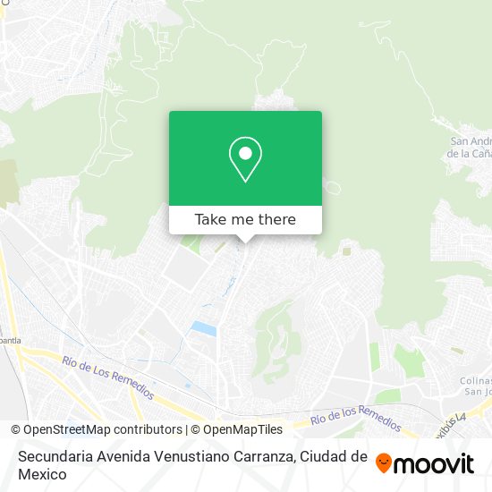 Secundaria Avenida Venustiano Carranza map