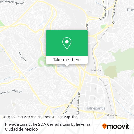 Mapa de Privada Luis Eche 2DA Cerrada Luis Echeverría