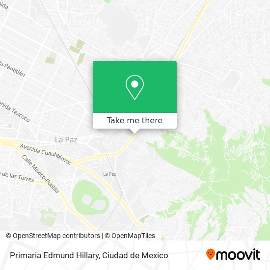 Primaria Edmund Hillary map