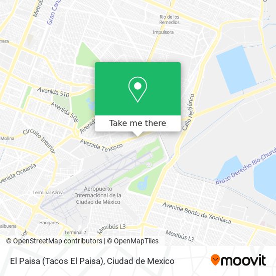 El Paisa (Tacos El Paisa) map