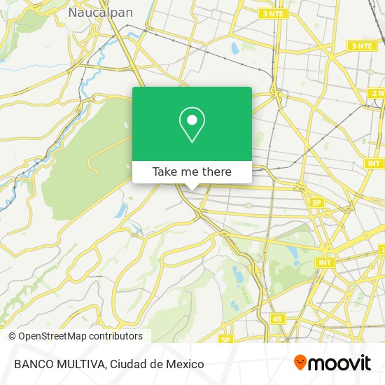 BANCO MULTIVA map