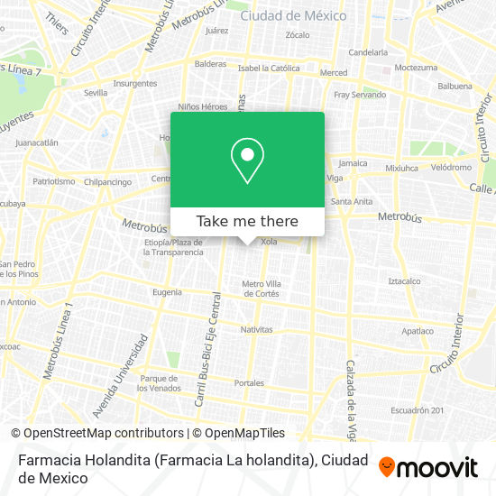 Farmacia Holandita (Farmacia La holandita) map