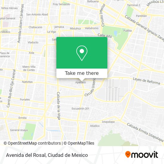 Avenida del Rosal map