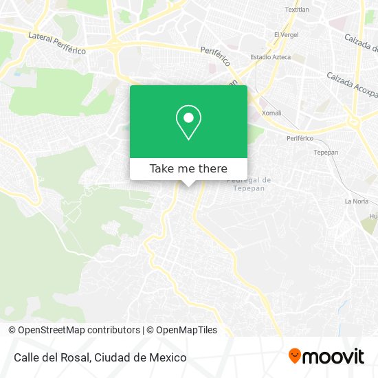 Mapa de Calle del Rosal