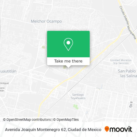 Mapa de Avenida Joaquín Montenegro 62