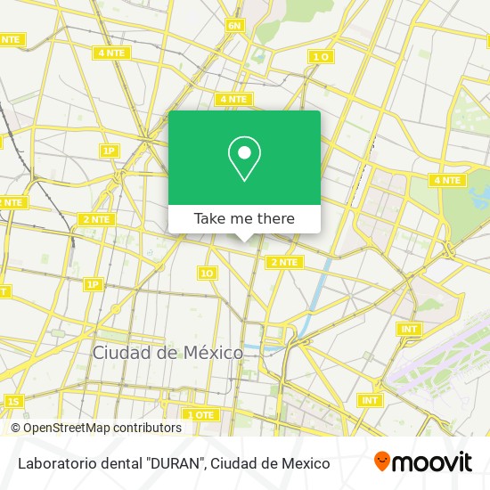 Mapa de Laboratorio dental "DURAN"