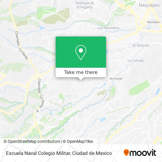 Escuela Naval Colegio Militar map