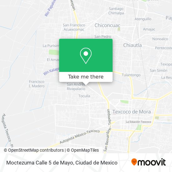 Moctezuma Calle 5 de Mayo map