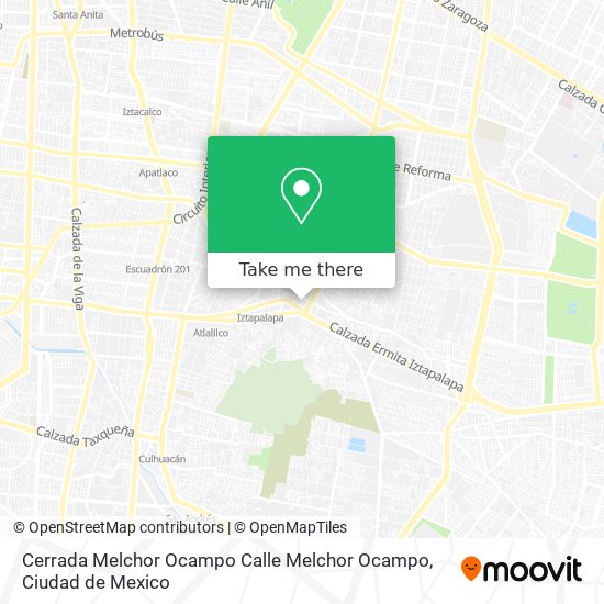 Cerrada Melchor Ocampo Calle Melchor Ocampo map