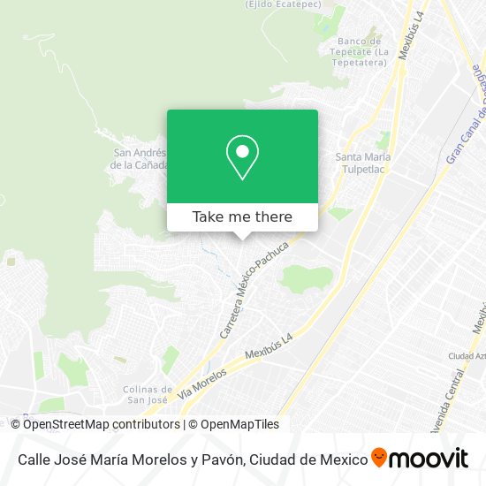 Calle José María Morelos y Pavón map