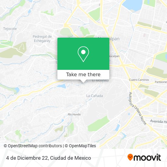 4 de Diciembre 22 map