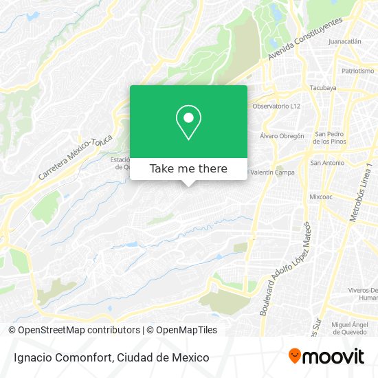 Ignacio Comonfort map