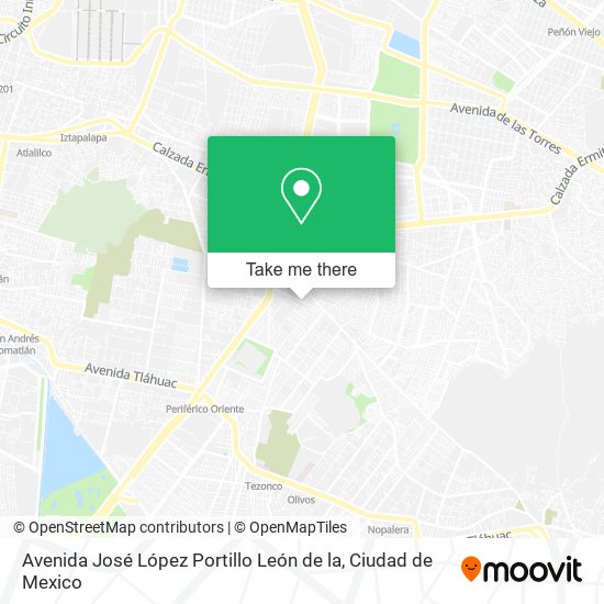 Avenida José López Portillo León de la map