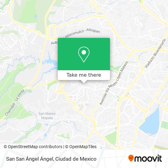 San San Ángel Ángel map