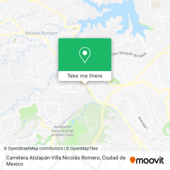 Carretera Atizapán-Villa Nicolás Romero map