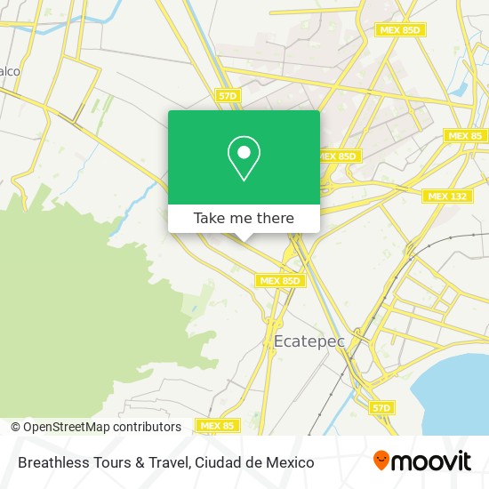 Breathless Tours & Travel map