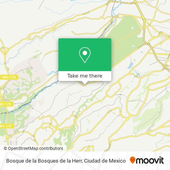 Mapa de Bosque de la Bosques de la Herr