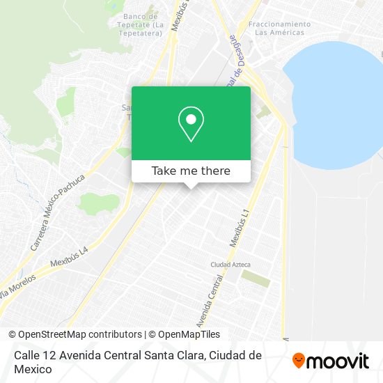 Calle 12 Avenida Central Santa Clara map