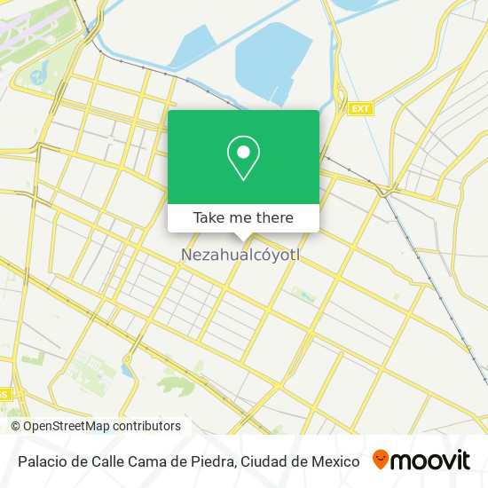 Mapa de Palacio de Calle Cama de Piedra