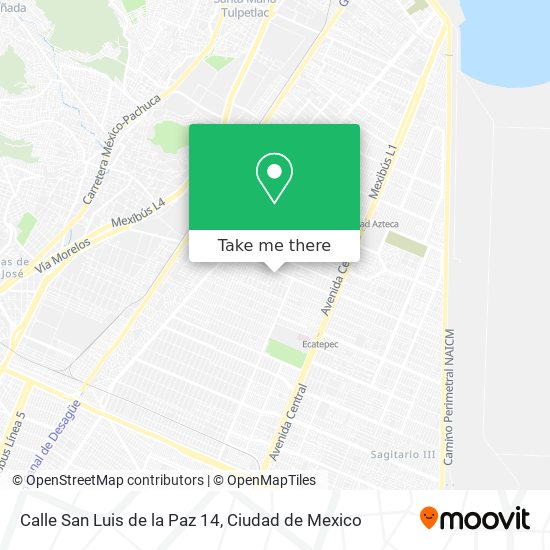 Calle San Luis de la Paz 14 map