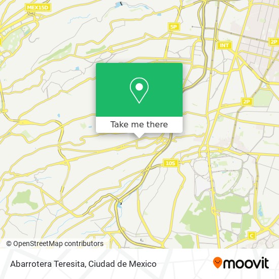 Abarrotera Teresita map