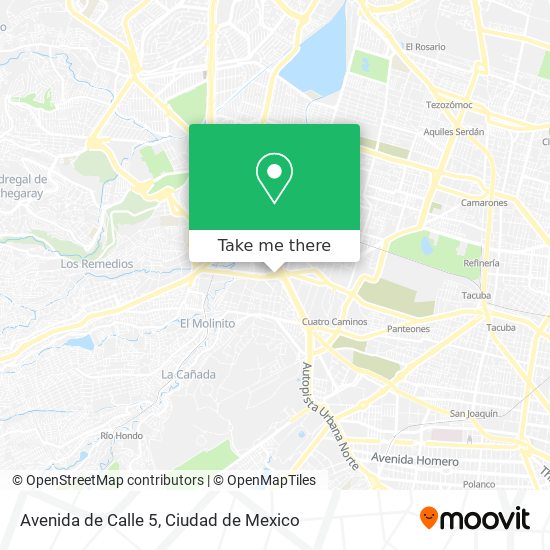 Avenida de Calle 5 map