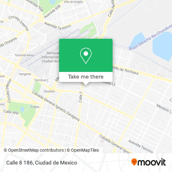 Mapa de Calle 8 186