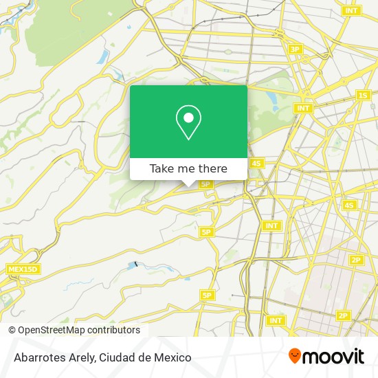 Abarrotes Arely map