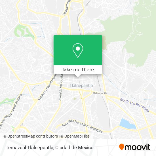 Temazcal Tlalnepantla map