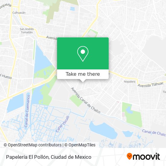 Papelería El Pollón map