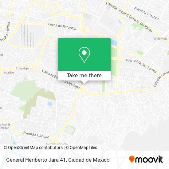 General Heriberto Jara 41 map