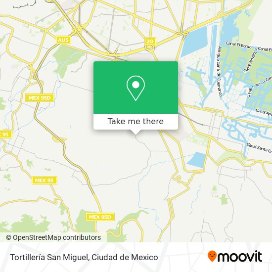 Tortillería San Miguel map