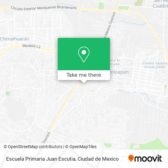 Escuela Primaria Juan Escutia map