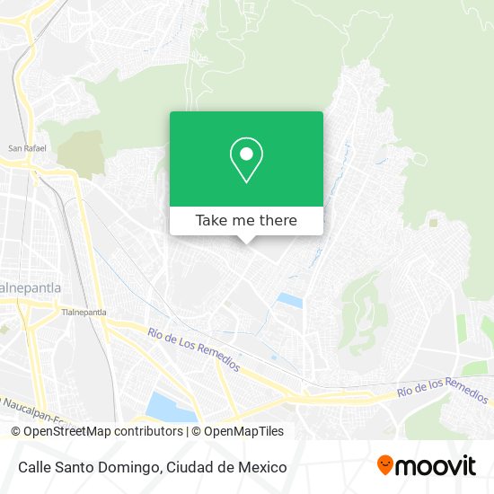 Mapa de Calle Santo Domingo