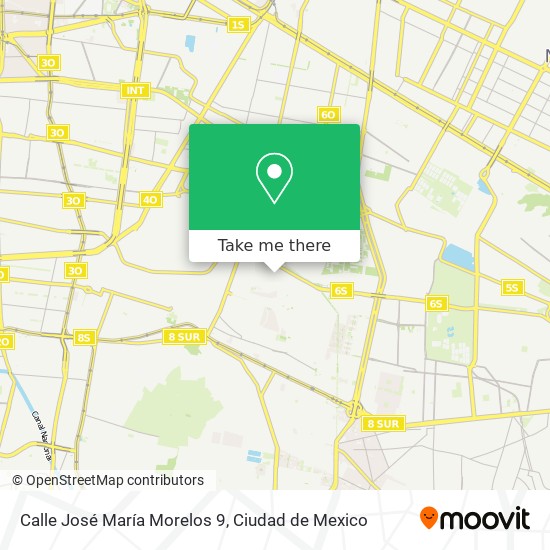 Mapa de Calle José María Morelos 9