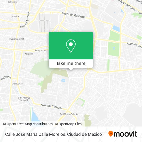 Calle José María Calle Morelos map