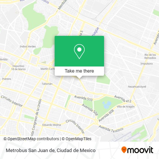 Mapa de Metrobus San Juan de