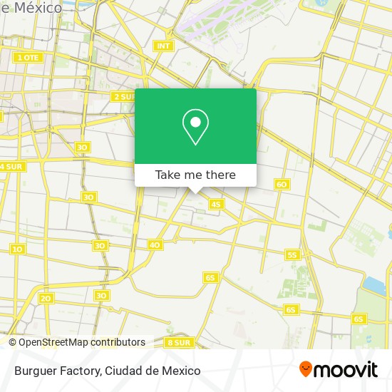 Mapa de Burguer Factory