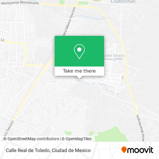 Calle Real de Toledo map
