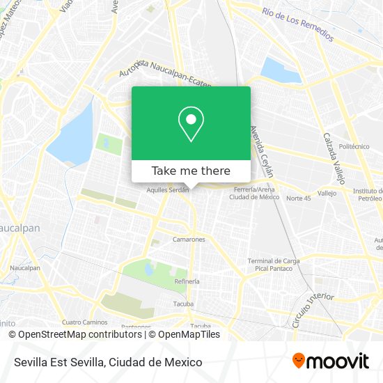 Sevilla Est Sevilla map
