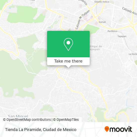 Tienda La Piramide map